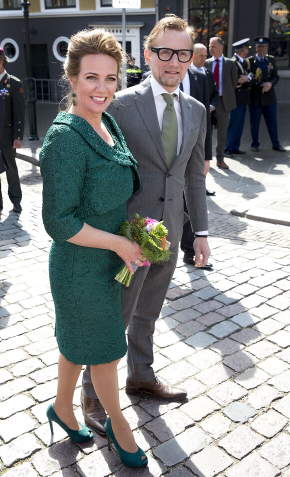 La princesse Annette et le Prince Bernhard lors des célébrations de la Fête du Roi le 27 avril 2015 à Dordrecht pour les 48 ans du roi Willem-Alexander des Pays-Bas.