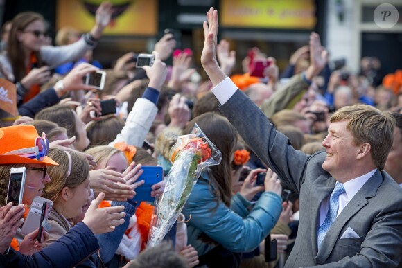 Célébrations de la Fête du Roi le 27 avril 2015 à Dordrecht pour les 48 ans du roi Willem-Alexander des Pays-Bas.