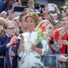 Séance photo improvisée pour la princesse Marilène lors des célébrations de la Fête du Roi le 27 avril 2015 à Dordrecht pour les 48 ans du roi Willem-Alexander des Pays-Bas.