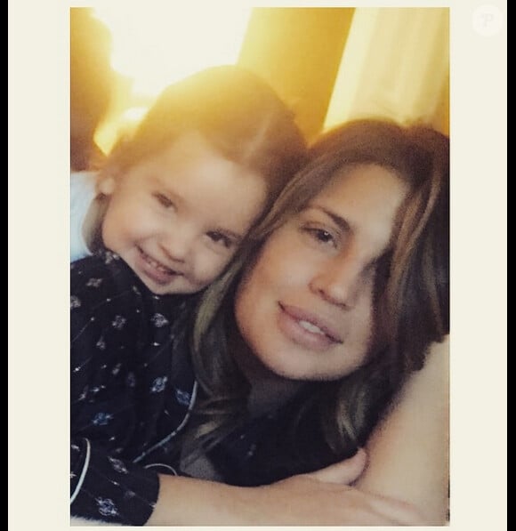 Claudia Galanti et sa fille Tal, photo Instagram du 13 avril 2015