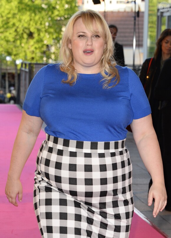 Rebel Wilson - Avant-première du film Pitch Perfect 2 au cinéma UGC Bercy à Paris, le 28 avril 2015.