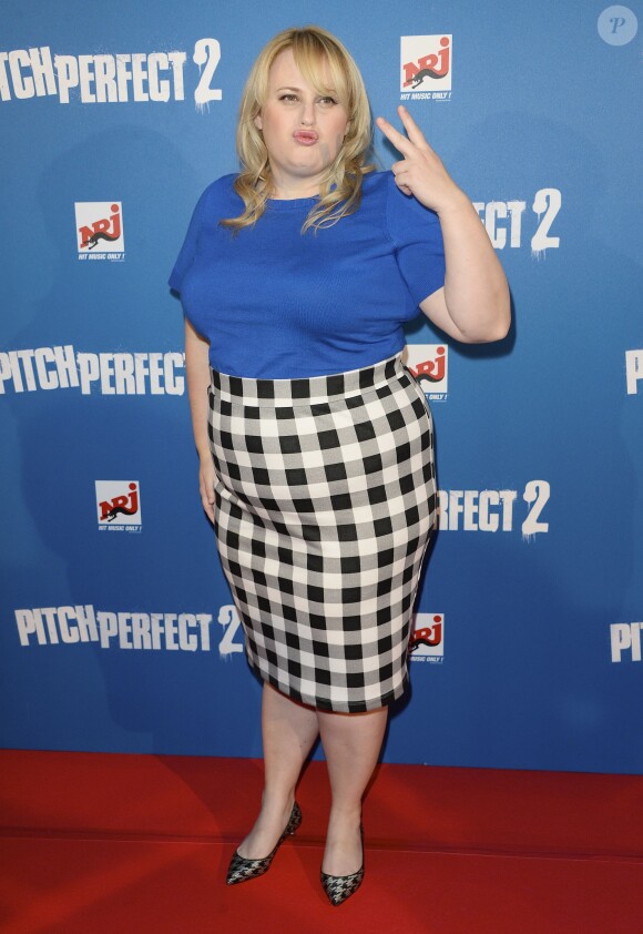 Rebel Wilson - Avant-première du film Pitch Perfect 2 au cinéma UGC Bercy à Paris, le 28 avril 2015.