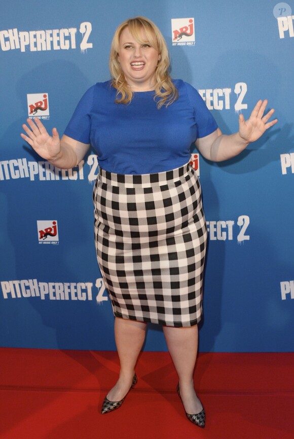 Rebel Wilson - Avant-première du film Pitch Perfect 2 au cinéma UGC Bercy à Paris, le 28 avril 2015.