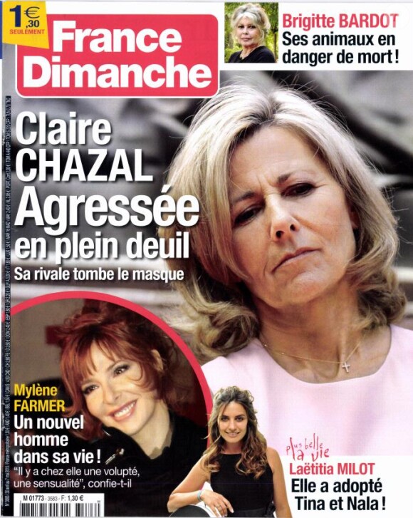 Retrouvez l'intégralité de l'interview de Chantal Richard dans le magazine France Dimanche, en kiosque du 30 avril au 7 mai 2015.