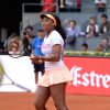 Serena Williams - Elsa Pataky joue au tennis lors d'une journée caritative au Masters de Madrid, le 1er mai 2015 