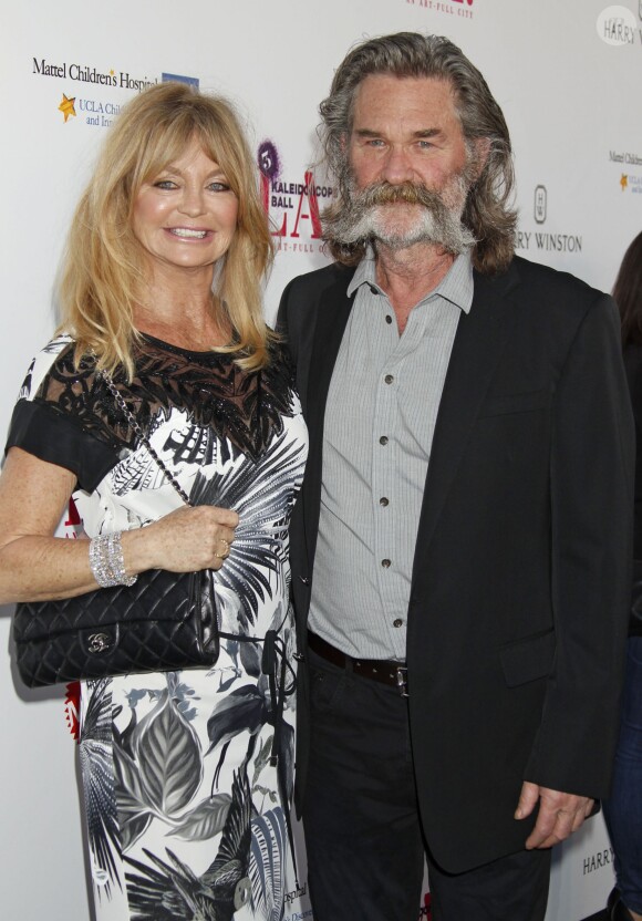 Goldie Hawn et son mari Kurt Russell à la soirée "The Mattel Children's Hospital UCLA Kaleidoscope Award" à Culver City, le 2 mai 2015.