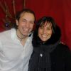 Exclusif - Philippe Candeloro et sa femme Olivia - Patinoire de Charenton avec la troupe Candeloro Show Company. Il présente son spectacle Dancing' on ice le 19 décembre 2012.