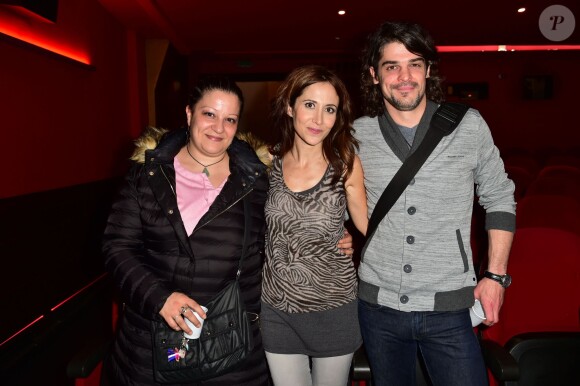 Exclusif - Première de Fabienne Carat dans la pièce "L'Amour est dans le Prêt ?" au Ciné-Théâtre Chaplin à Paris, le 4 mai 2015.