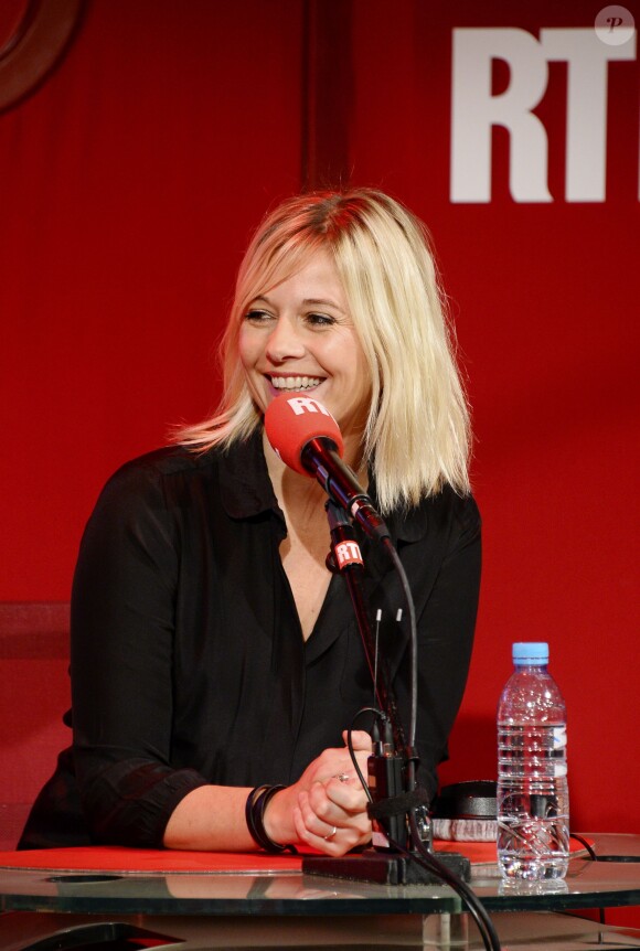 Flavie Flament, à la conférence de rentrée de RTL à Paris, le 4 septembre 2014.
