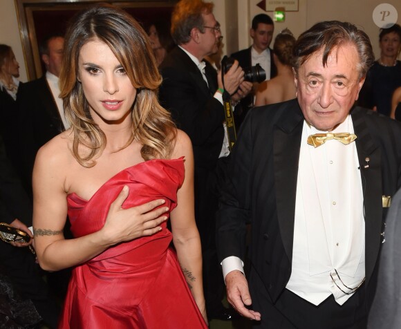 Elisabetta Canalis était l'invitée spéciale de Richard Lugner au Bal de l'Opéra de Vienne le 12 février 2015
