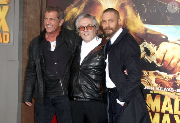 George Miller ; Mel Gibson ; Tom Hardy - Première du film "Mad Max - Fury Road" à Los Angeles le 7 Mai 2015