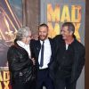 George Miller, Tom Hardy et Mel Gibson - Première du film "Mad Max - Fury Road" à Los Angeles le 7 Mai 2015