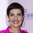 Cristina Cordula - Lancement de la campagne de sensibilisation Octobre Rose pour la recherche contre le cancer du sein au Palais National de Chaillot avec l'illumination de la Tour Eiffel en rose, à Paris le 7 Octobre 2014.