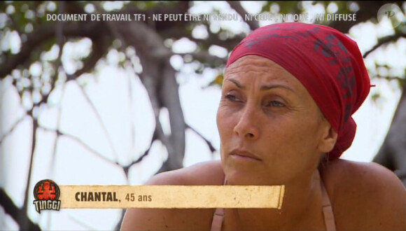 3e épisode de Koh-Lanta 2015, le 8 mai 2015 sur TF1. Ici, Chantal.