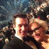 Rachael Harris et son mari Christian Hebel à la cérémonie des Oscars à Los Angeles le 22 février 2015