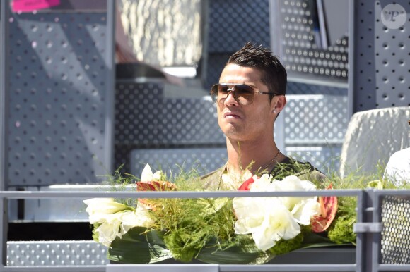 Cristiano Ronaldo lors du Masters 1000 de Madrid, le 7 mai 2015