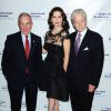 Michael Bloomberg, Michael Douglas et Catherine Zeta Jones lors du "Actors Fund Annual Gala" à New York le 11 mai 2015