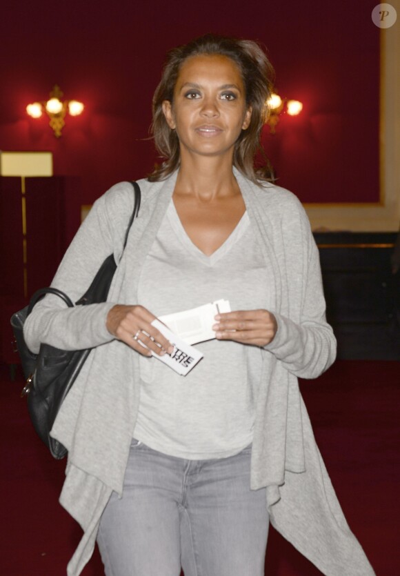 Karine Le Marchand - Générale de la pièce Open Space au théâtre de Paris le 11 mai 2015.