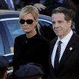 Sandra Lee et Andrew Cuomo à l'église Christ Tabernacle Church à New York le 27 décembre 2014