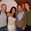 Exclusif - Antoine de Caunes, Sandra Zeitoun De Matteis, Augustin Trapenard et Doria Tillier - Dîner de l'équipe du Grand Journal de Canal Plus à la suite Sandra and Co au 63 la Croisette, à l'occasion du 68ème festival international du film de Cannes. Le 12 mai 2015