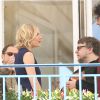 Sienna Miller, Joel Cohen, Guillermo del Toro - Le jury de la 68ème édition du festival de Cannes se retrouve sur une terrasse à Cannes le 12 mai 2015.  The jury of the 68th edition of the Cannes film festival on a terrace in Cannes, France on May 12, 2015.12/05/2015 - Cannes