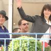 Sophie Marceau - Le jury de la 68ème édition du festival de Cannes se retrouve sur une terrasse à Cannes le 12 mai 2015.