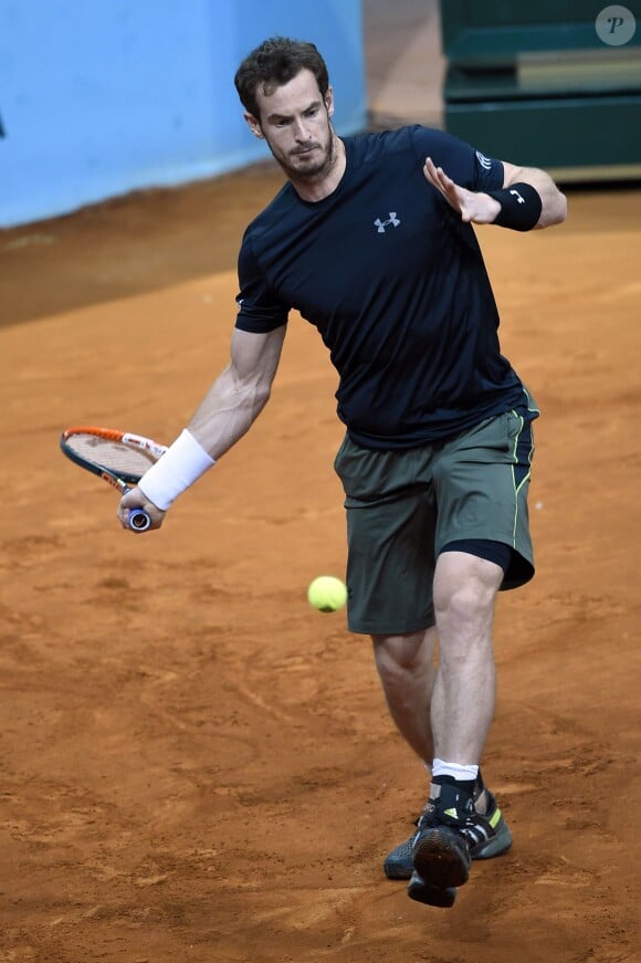 Andy Murray au Masters 1000 de Madrid le 7 mai 2015