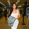 Kim Kardashian à l'aéroport de Burbank. Le 13 mai 2015.