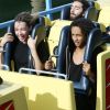 Exclusif - Jaden Smith est allé avec sa nouvelle compagne et des amis au parc d'attractions Disneyland à Anaheim. le 13 mai 2015