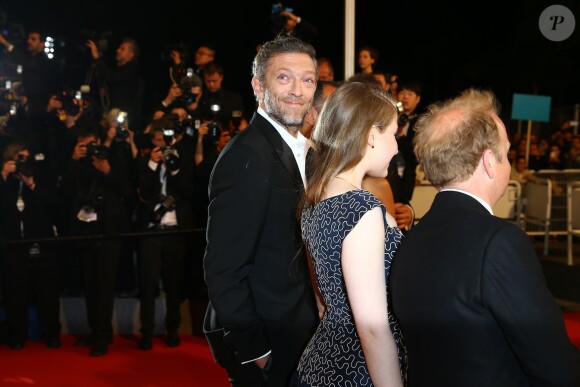 Vincent Cassel - Montée des marches du film "The Tale of tales" lors du 68e Festival International du Film de Cannes, le 14 mai 2015.