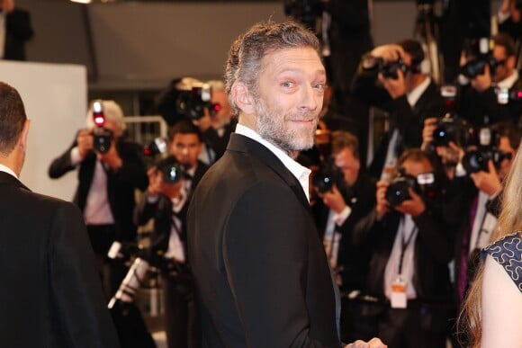 Vincent Cassel - Montée des marches du film "The Tale of tales" lors du 68e Festival International du Film de Cannes, le 14 mai 2015.