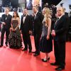 John C. Reilly, Salma Hayek, Matteo Garrone, Vincent Cassel, Bebe Cave, Toby Jones - Montée des marches du film "The Tale of tales" lors du 68e Festival International du Film de Cannes, le 14 mai 2015.