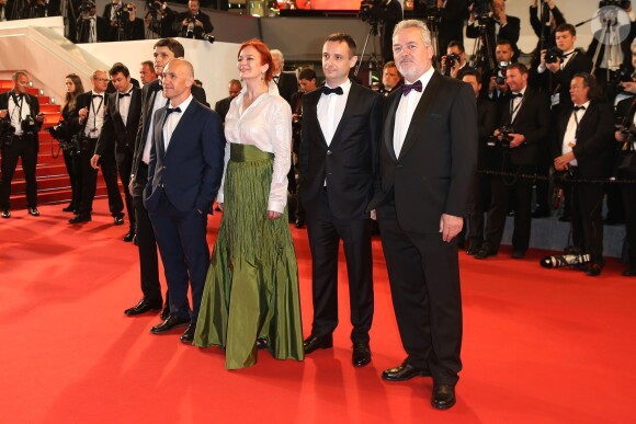 Montée des marches du film "The Tale of tales" lors du 68e Festival International du Film de Cannes, le 14 mai 2015.