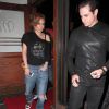 Jennifer Lopez est allée dîner avec son compagnon Casper Smart au restaurant Madeo à West Hollywood. Le 17 avril 2014 