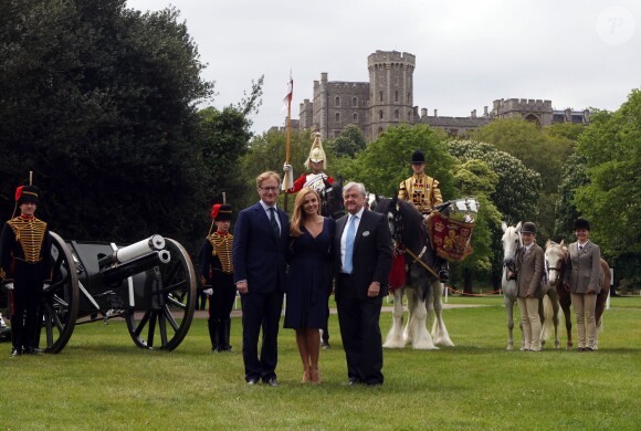 Katherine Jenkins, enceinte, au Royal Windsor Horse Show le 15 mai 2015