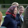 Elizabeth II et la comtesse Sophie Wessex lors du Royal Windsor Horse Show le 15 mai 2015