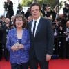 Claudia Cardinale et Benicio del Toro - Montée des marches du film "Carol" lors du 68e Festival International du Film de Cannes, le 17 mai 2015.