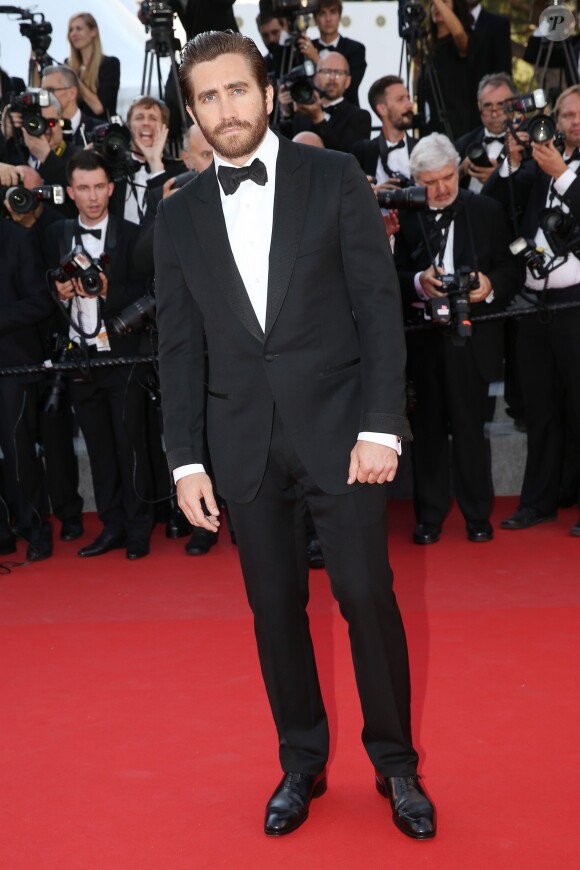 Jake Gyllenhaal - Montée des marches du film "Carol" lors du 68e Festival International du Film de Cannes, le 17 mai 2015.