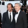 Antoine de Caunes et Stéphane De Groodt - Montée des marches du film "Carol" lors du 68e Festival International du Film de Cannes, le 17 mai 2015.