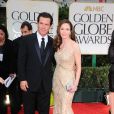 Josh Brolin et Diane Lane lors des Golden Globes 2012