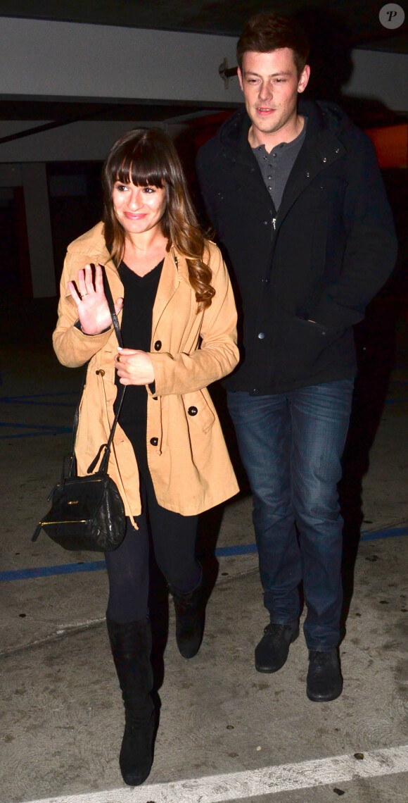 Lea Michele et Cory Monteith sont alles voir "Argo" au cinema Arclight a Hollywood. Le 18 decembre 2012