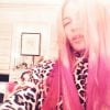 Madonna s'est teint les cheveux en rose pour le tournage de son clip "Bitch, I'm Madonna" à New York, mai 2015.