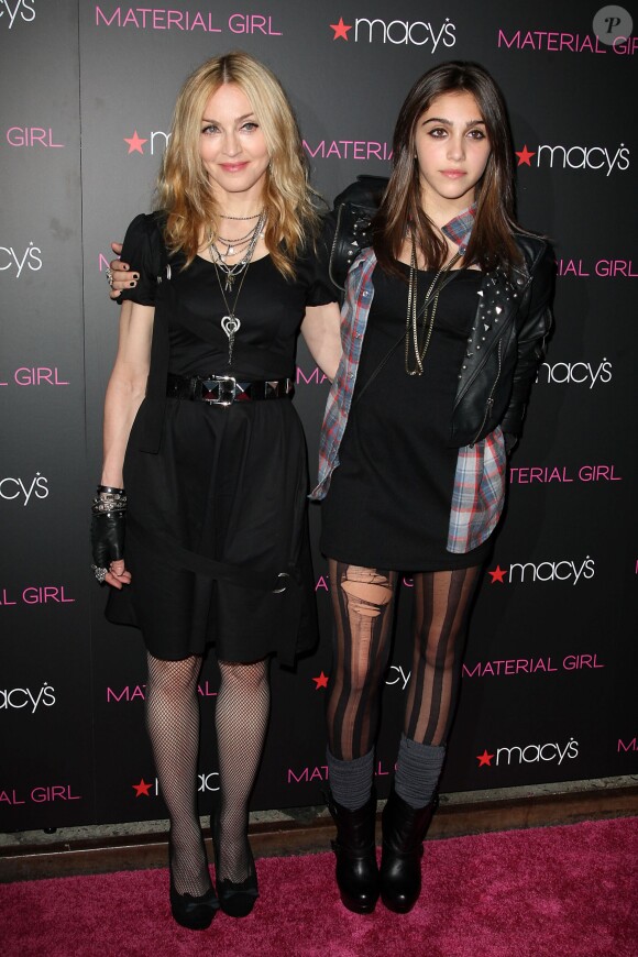 Madonna et Lourdes Leon à New York, le 22 septembre 2010.