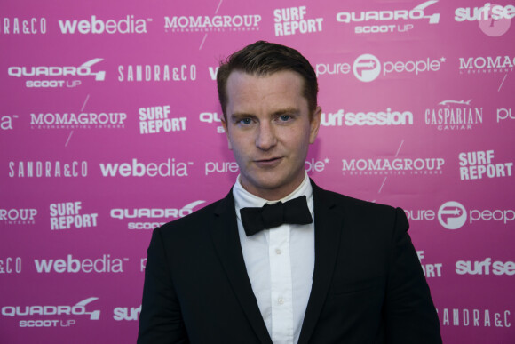 Exclusif - Justin Daly pose lors d'une soirée à la suite Sandra and Co au 63 la Croisette à Cannes, le 19 mai 2015.