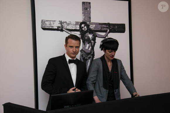 Exclusif - Justin Daly pose lors d'une soirée à la suite Sandra and Co au 63 la Croisette à Cannes, le 19 mai 2015.