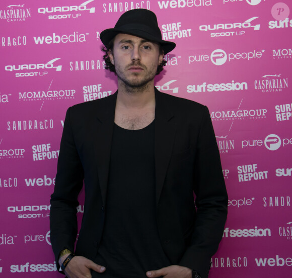 Exclusif - Aksel Ustun pose lors d'une soirée à la suite Sandra and Co au 63 la Croisette à Cannes, le 19 mai 2015.