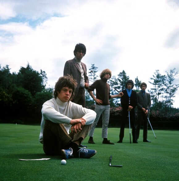 Mick Jagger, Heith Richards, Brian Jones, Bill Wyman et Charlie Watts des Rolling Stones en 1965.