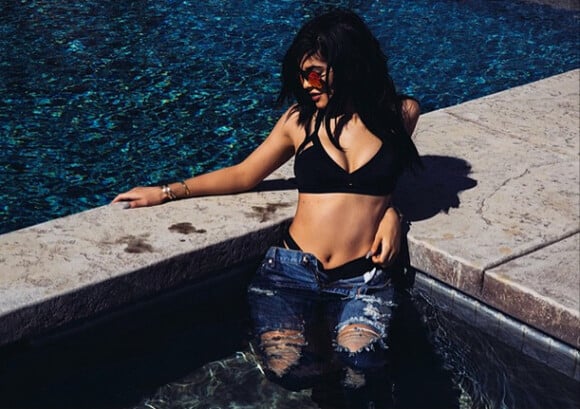 Kylie Jenner, mannequin sexy photographiée par Neave Bozorgi. Photo publiée le 22 mai 2015.