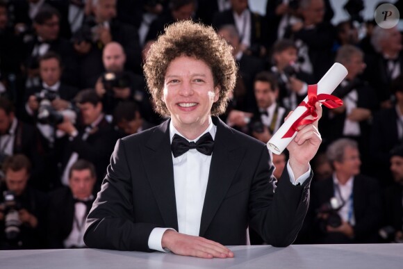 Michel Franco (prix du scénario pour son film "Chronic") - Photocall de la remise des palmes du 68e Festival du film de Cannes le 24 mai 2014