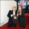 Jerry Stiller et sa femme Anne Meara recevant leur étoile sur le Walk of Fame à Hollywood en 2007